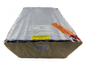 Lonestar 200 Schuss Brokat Feuertopf mit Roten Blinkern Z-Shape