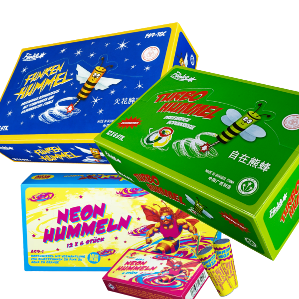 Ahlers Hummelparade (je 1x Neon-, Turbo-, Funken Hummel)