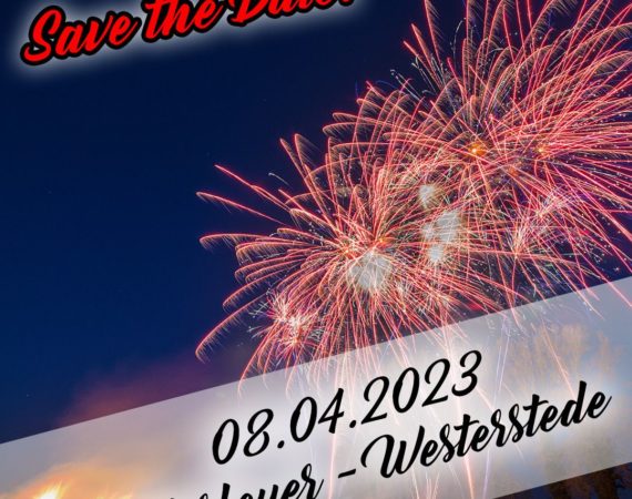 Osterfeuer in Westerstede am 08.04.2023