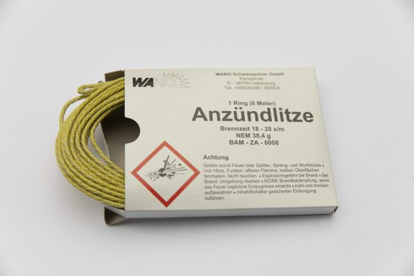 Wano Anzündlitze Gelb